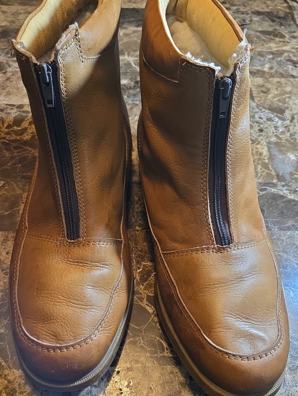 Vintage Men’s Hush Puppies Leather boots Fully Lined Mens Size 14M